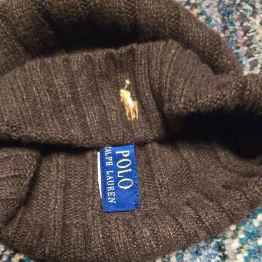 Polo-ralph-lauren Men's Brown Beanie Hat